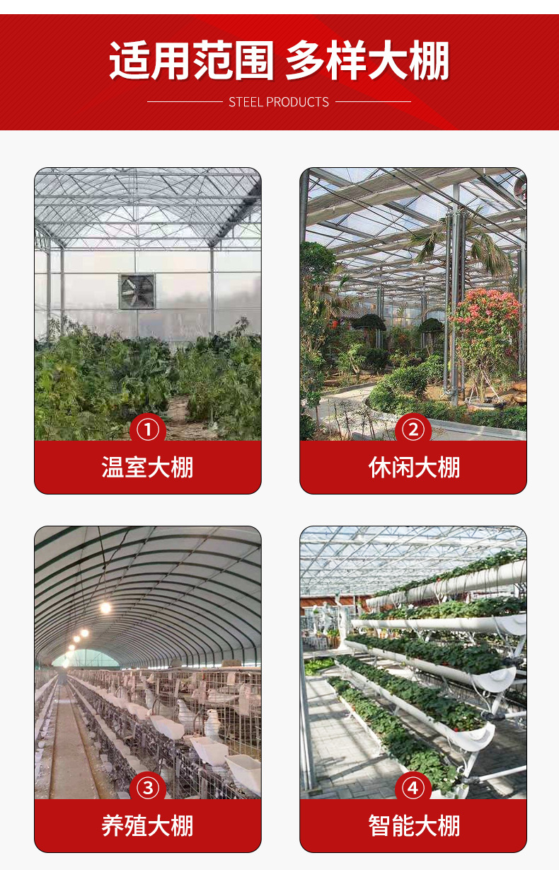 温室蔬菜种植大棚管 家禽养殖简易大棚管 果蔬种植果木大棚钢管